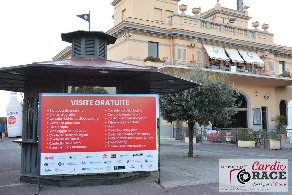 Una partenza di Cardio Race all’Ippodromo delle Capannelle