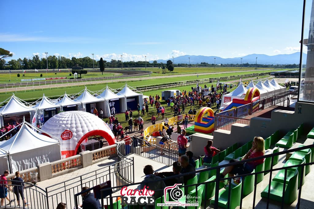 Visitatori al Villaggio della Salute di Cardio Race